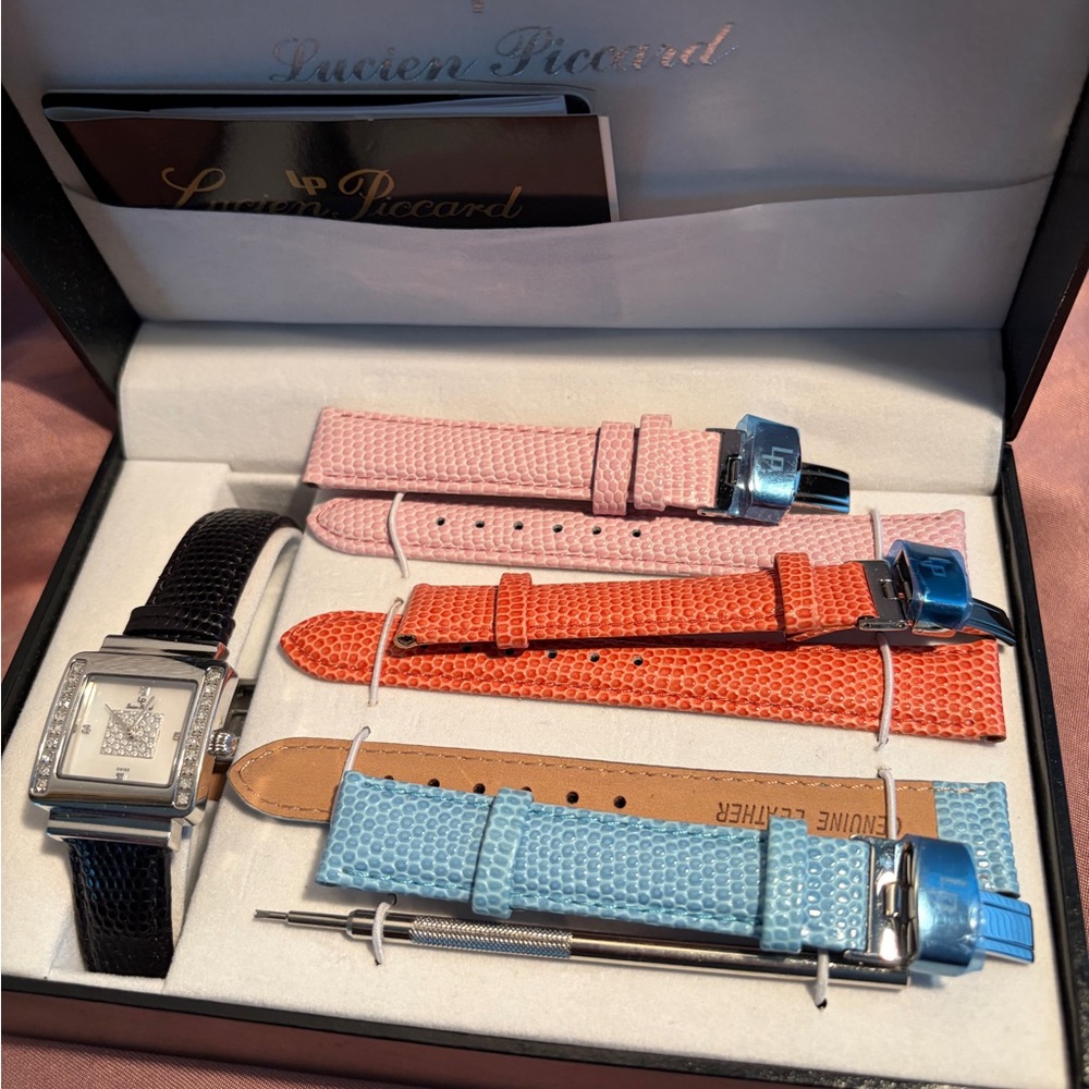Lucien Piccard Women’s Watch Strap with Diamonds
